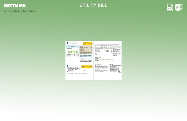модерен стил на САД Вашингтон Пуџет Сунд Енергија за комунални сметки со зборови